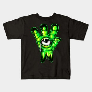 Alien Hand color Kids T-Shirt